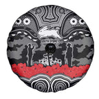 ANZAC Day South Sydney Rabbitohs Spare Tire Cover Military Memorial Aboriginal Indigenous Art