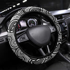 ANZAC Day South Sydney Rabbitohs Steering Wheel Cover Military Memorial Aboriginal Indigenous Art