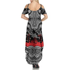 ANZAC Day South Sydney Rabbitohs Summer Maxi Dress Military Memorial Aboriginal Indigenous Art