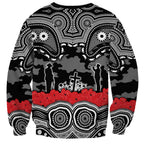 ANZAC Day South Sydney Rabbitohs Sweatshirt Military Memorial Aboriginal Indigenous Art
