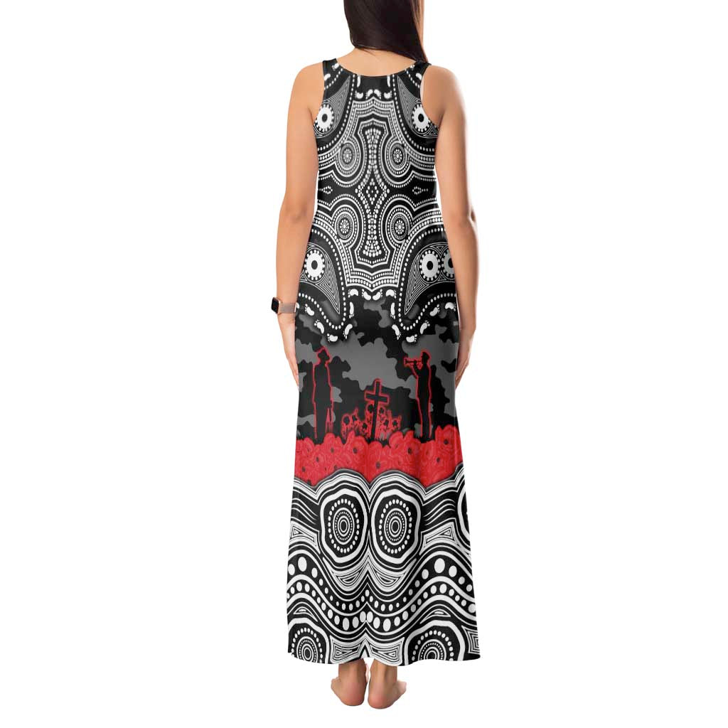 ANZAC Day South Sydney Rabbitohs Tank Maxi Dress Military Memorial Aboriginal Indigenous Art
