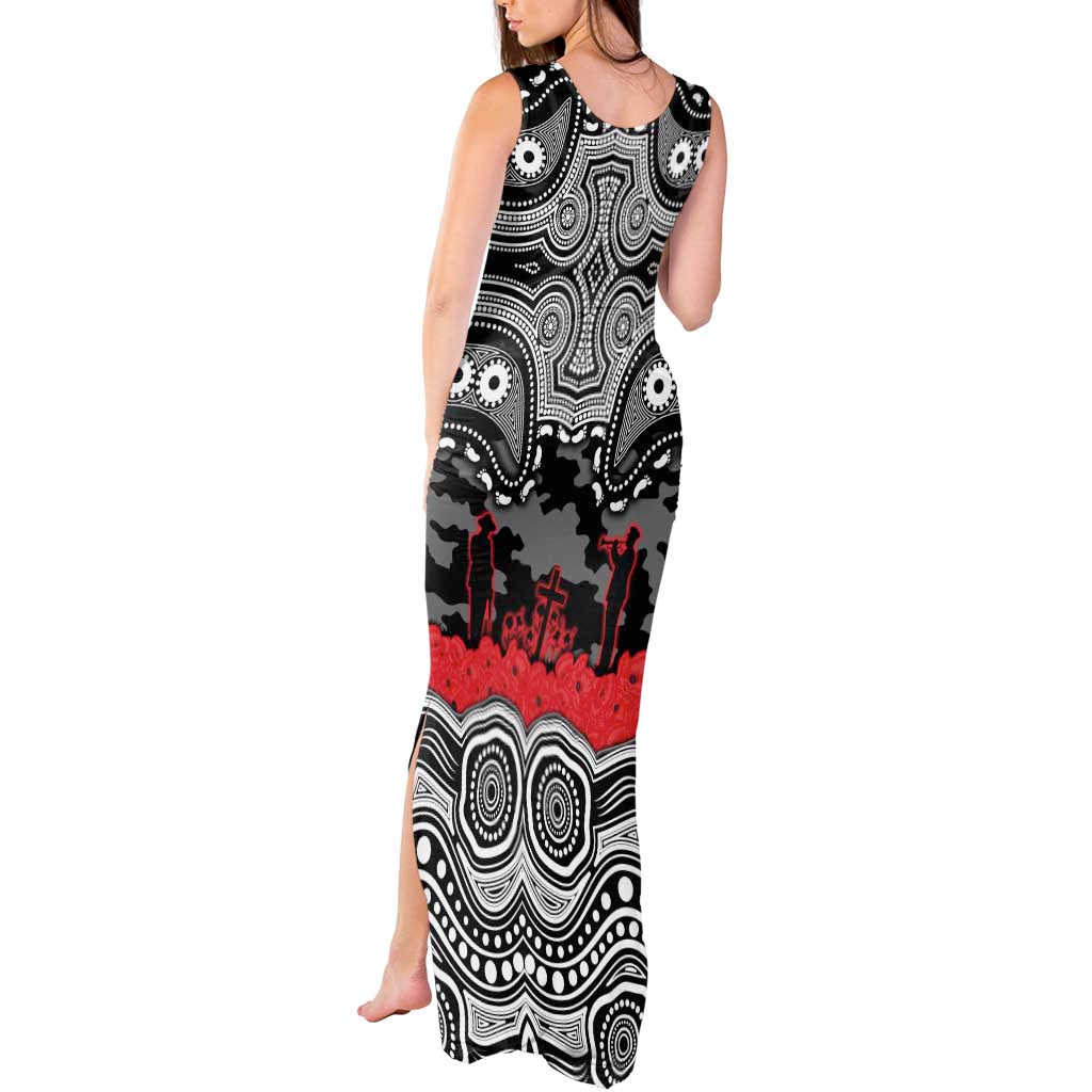 ANZAC Day South Sydney Rabbitohs Tank Maxi Dress Military Memorial Aboriginal Indigenous Art