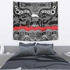 ANZAC Day South Sydney Rabbitohs Tapestry Military Memorial Aboriginal Indigenous Art
