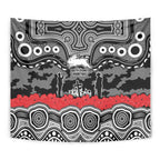 ANZAC Day South Sydney Rabbitohs Tapestry Military Memorial Aboriginal Indigenous Art