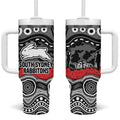ANZAC Day South Sydney Rabbitohs Tumbler With Handle Military Memorial Aboriginal Indigenous Art