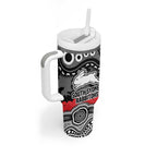 ANZAC Day South Sydney Rabbitohs Tumbler With Handle Military Memorial Aboriginal Indigenous Art