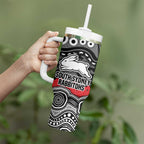 ANZAC Day South Sydney Rabbitohs Tumbler With Handle Military Memorial Aboriginal Indigenous Art