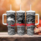 ANZAC Day South Sydney Rabbitohs Tumbler With Handle Military Memorial Aboriginal Indigenous Art