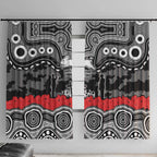 ANZAC Day South Sydney Rabbitohs Window Curtain Military Memorial Aboriginal Indigenous Art
