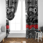 ANZAC Day South Sydney Rabbitohs Window Curtain Military Memorial Aboriginal Indigenous Art