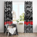 ANZAC Day South Sydney Rabbitohs Window Curtain Military Memorial Aboriginal Indigenous Art