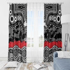 ANZAC Day South Sydney Rabbitohs Window Curtain Military Memorial Aboriginal Indigenous Art