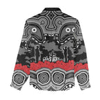 ANZAC Day South Sydney Rabbitohs Women Casual Shirt Military Memorial Aboriginal Indigenous Art