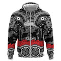 ANZAC Day South Sydney Rabbitohs Zip Hoodie Military Memorial Aboriginal Indigenous Art