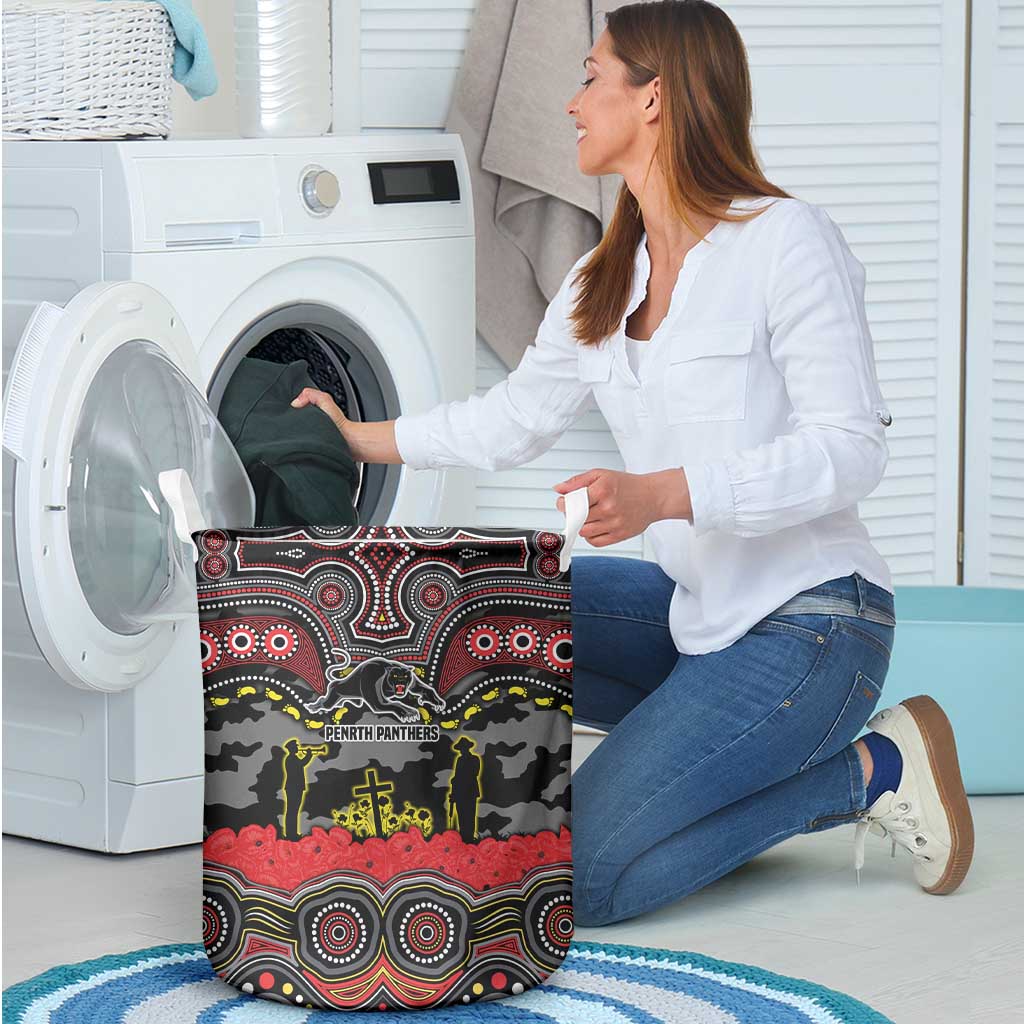 ANZAC Day Penrith Panthers Laundry Basket Military Memorial Aboriginal Indigenous Art