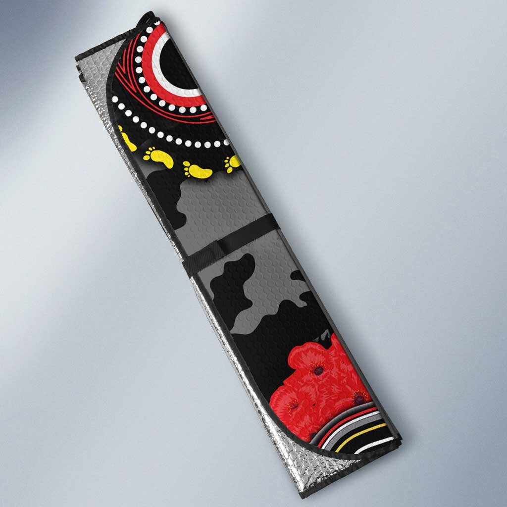 ANZAC Day Penrith Panthers Auto Sun Shade Military Memorial Aboriginal Indigenous Art