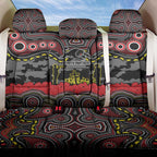 ANZAC Day Penrith Panthers Back Car Seat Cover Military Memorial Aboriginal Indigenous Art