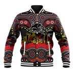 ANZAC Day Penrith Panthers Baseball Jacket Military Memorial Aboriginal Indigenous Art