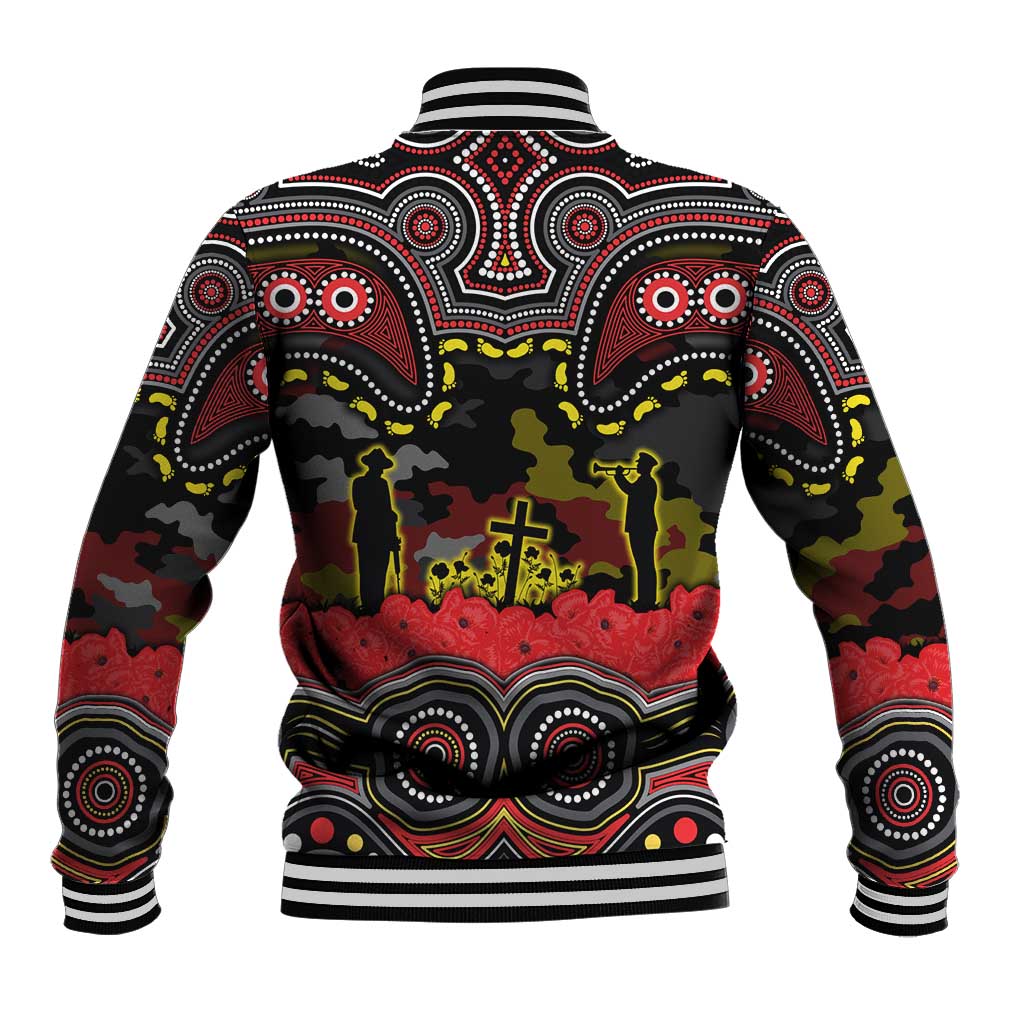 ANZAC Day Penrith Panthers Baseball Jacket Military Memorial Aboriginal Indigenous Art