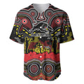 ANZAC Day Penrith Panthers Baseball Jersey Military Memorial Aboriginal Indigenous Art