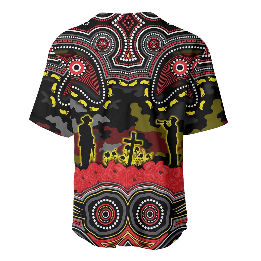 ANZAC Day Penrith Panthers Baseball Jersey Military Memorial Aboriginal Indigenous Art