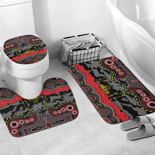 ANZAC Day Penrith Panthers Bathroom Set Military Memorial Aboriginal Indigenous Art