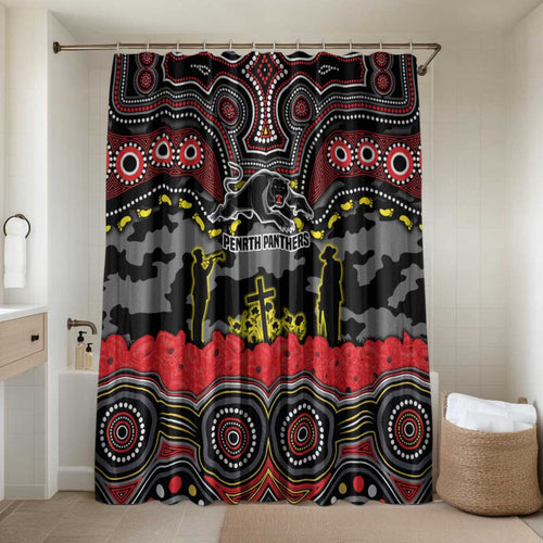 ANZAC Day Penrith Panthers Bathroom Set Military Memorial Aboriginal Indigenous Art