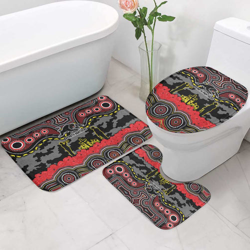 ANZAC Day Penrith Panthers Bathroom Set Military Memorial Aboriginal Indigenous Art