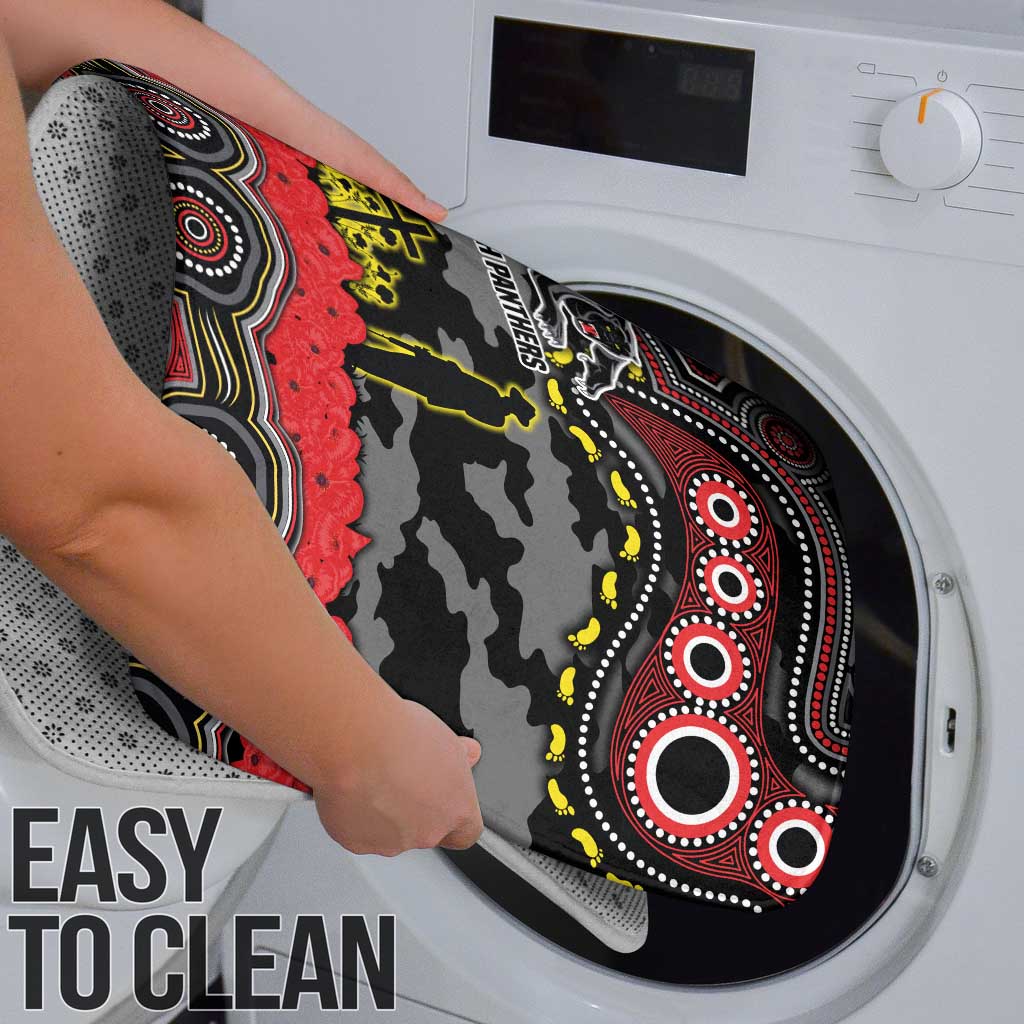ANZAC Day Penrith Panthers Bathroom Set Military Memorial Aboriginal Indigenous Art