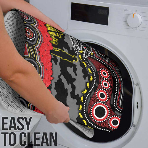 ANZAC Day Penrith Panthers Bathroom Set Military Memorial Aboriginal Indigenous Art