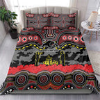 ANZAC Day Penrith Panthers Bedding Set Military Memorial Aboriginal Indigenous Art