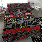 ANZAC Day Penrith Panthers Bedding Set Military Memorial Aboriginal Indigenous Art