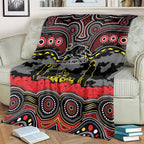 ANZAC Day Penrith Panthers Blanket Military Memorial Aboriginal Indigenous Art