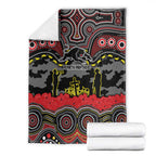 ANZAC Day Penrith Panthers Blanket Military Memorial Aboriginal Indigenous Art
