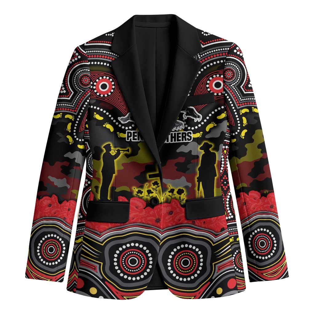 ANZAC Day Penrith Panthers Blazer Military Memorial Aboriginal Indigenous Art