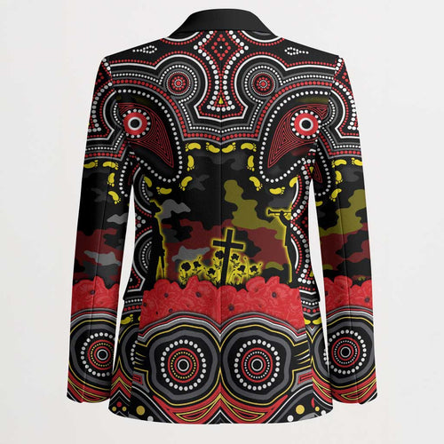 ANZAC Day Penrith Panthers Blazer Military Memorial Aboriginal Indigenous Art
