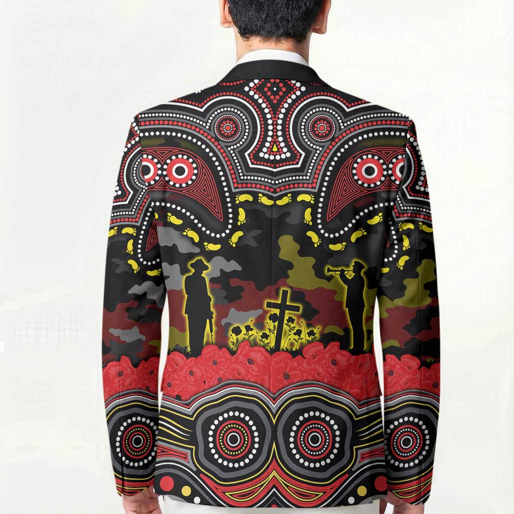ANZAC Day Penrith Panthers Blazer Military Memorial Aboriginal Indigenous Art