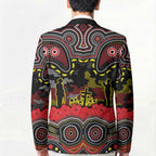 ANZAC Day Penrith Panthers Blazer Military Memorial Aboriginal Indigenous Art