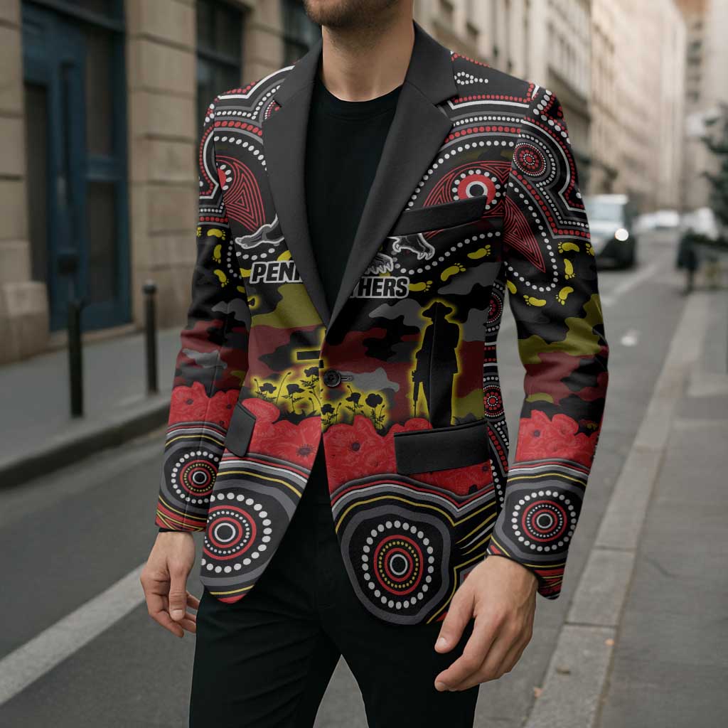 ANZAC Day Penrith Panthers Blazer Military Memorial Aboriginal Indigenous Art