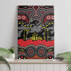 ANZAC Day Penrith Panthers Canvas Wall Art Military Memorial Aboriginal Indigenous Art