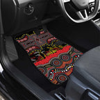 ANZAC Day Penrith Panthers Car Mats Military Memorial Aboriginal Indigenous Art