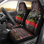 ANZAC Day Penrith Panthers Car Seat Cover Military Memorial Aboriginal Indigenous Art