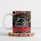 ANZAC Day Penrith Panthers Ceramic Mug Military Memorial Aboriginal Indigenous Art