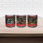 ANZAC Day Penrith Panthers Ceramic Mug Military Memorial Aboriginal Indigenous Art