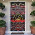 ANZAC Day Penrith Panthers Door Cover Military Memorial Aboriginal Indigenous Art