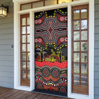 ANZAC Day Penrith Panthers Door Cover Military Memorial Aboriginal Indigenous Art