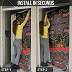 ANZAC Day Penrith Panthers Door Cover Military Memorial Aboriginal Indigenous Art