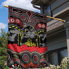 ANZAC Day Penrith Panthers Garden Flag Military Memorial Aboriginal Indigenous Art