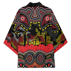ANZAC Day Penrith Panthers Kimono Military Memorial Aboriginal Indigenous Art