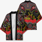 ANZAC Day Penrith Panthers Kimono Military Memorial Aboriginal Indigenous Art